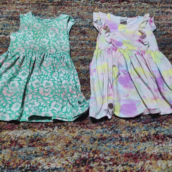 Forever 21 Green Floral Dress - Picture 2 of 5